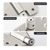 Customized New Product self-closing hydraulic side hung glass door hinged and mirror toilet partition door shower door hinges