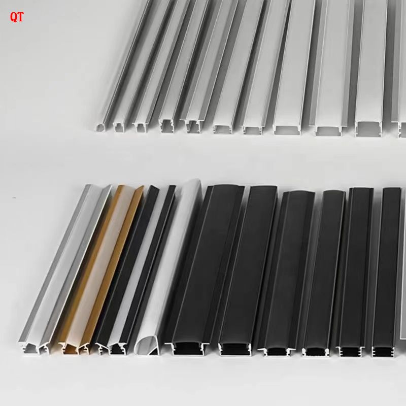 Trim Cnc Processing Factory Foshan Customized Aluminum Strip Profile For Photo Frame Decoration Cabinet