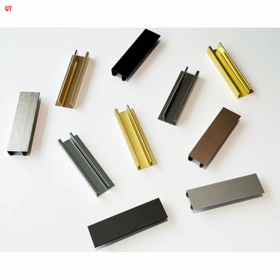 Trim Cnc Processing Factory Foshan Customized Aluminum Strip Profile For Photo Frame Decoration Cabinet
